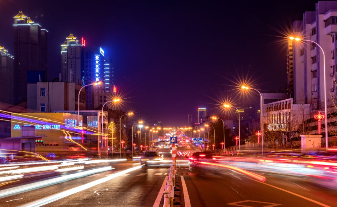 像荣成这么美的夜景北上广都比不了100000荣成人都在读