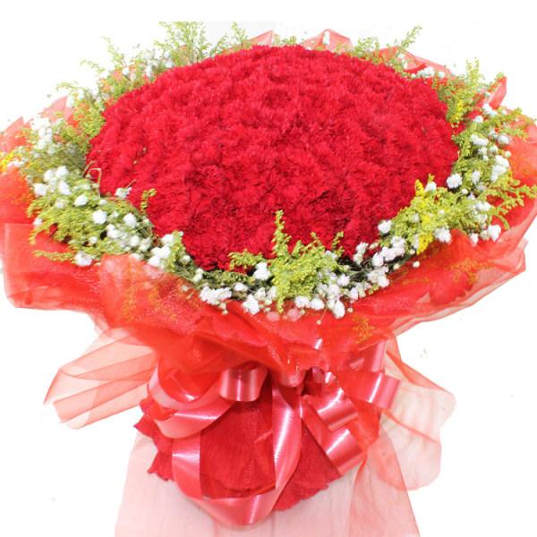 执子之手与子偕老9999朵玫瑰送给你祝你情人节快乐
