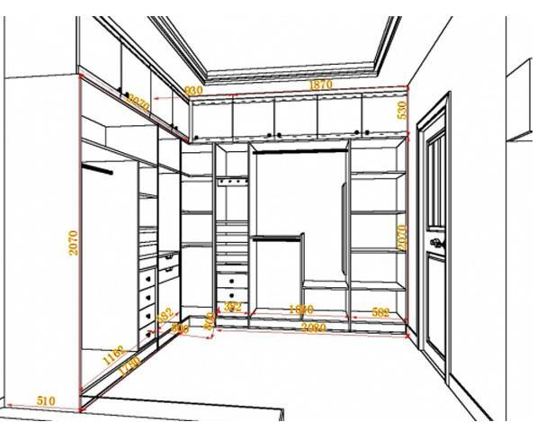 設計師:衣帽間尺寸大全自己就能裝!