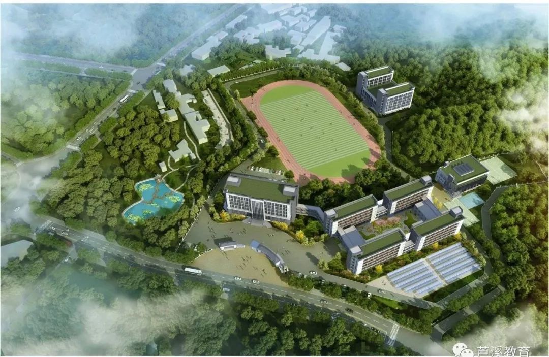芦溪濂溪中学的新校区图片