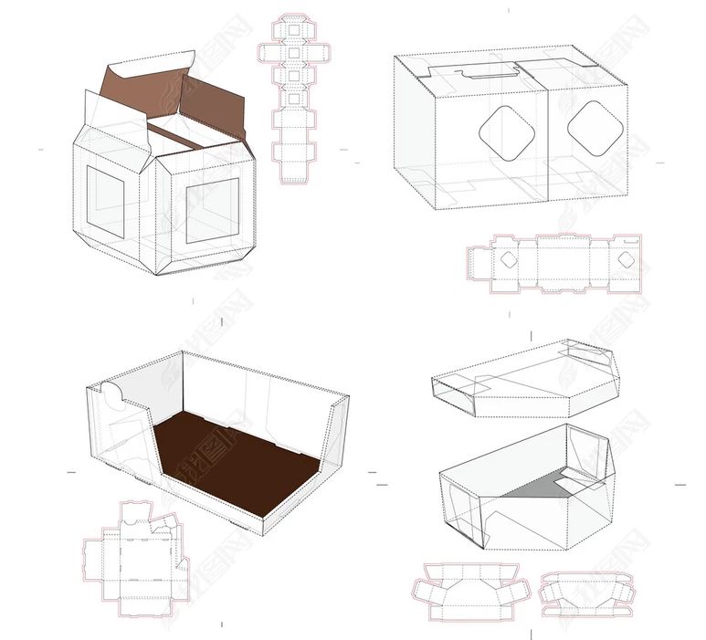 插本教程史上最全盒子包裝設計展開圖快快收藏