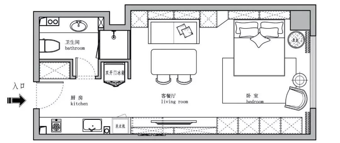 小户型装修40平米的精致公寓