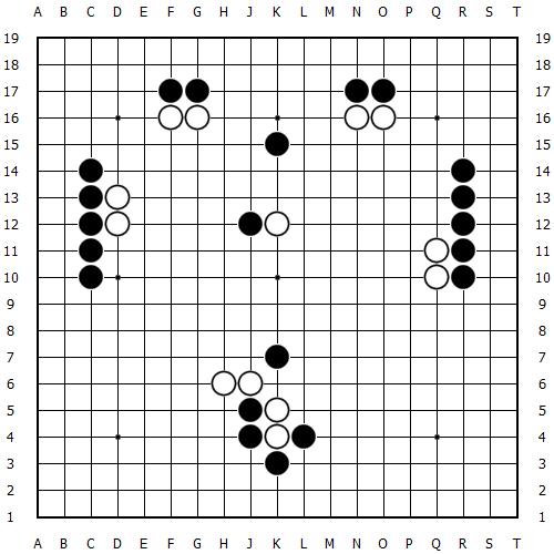 围棋征子爱心图图片