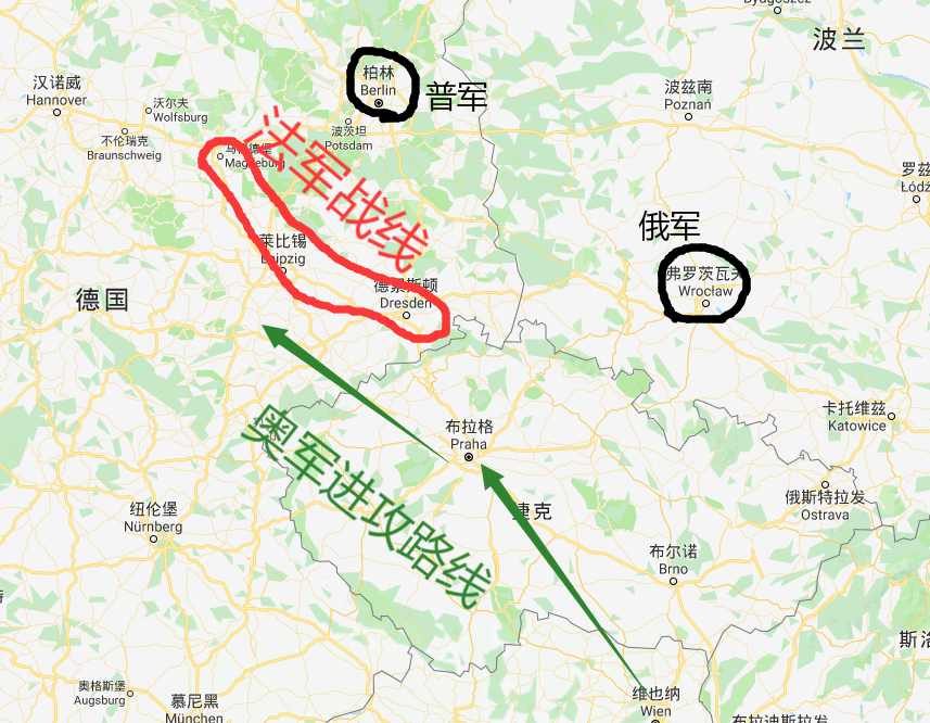 莱比锡会战地图图片