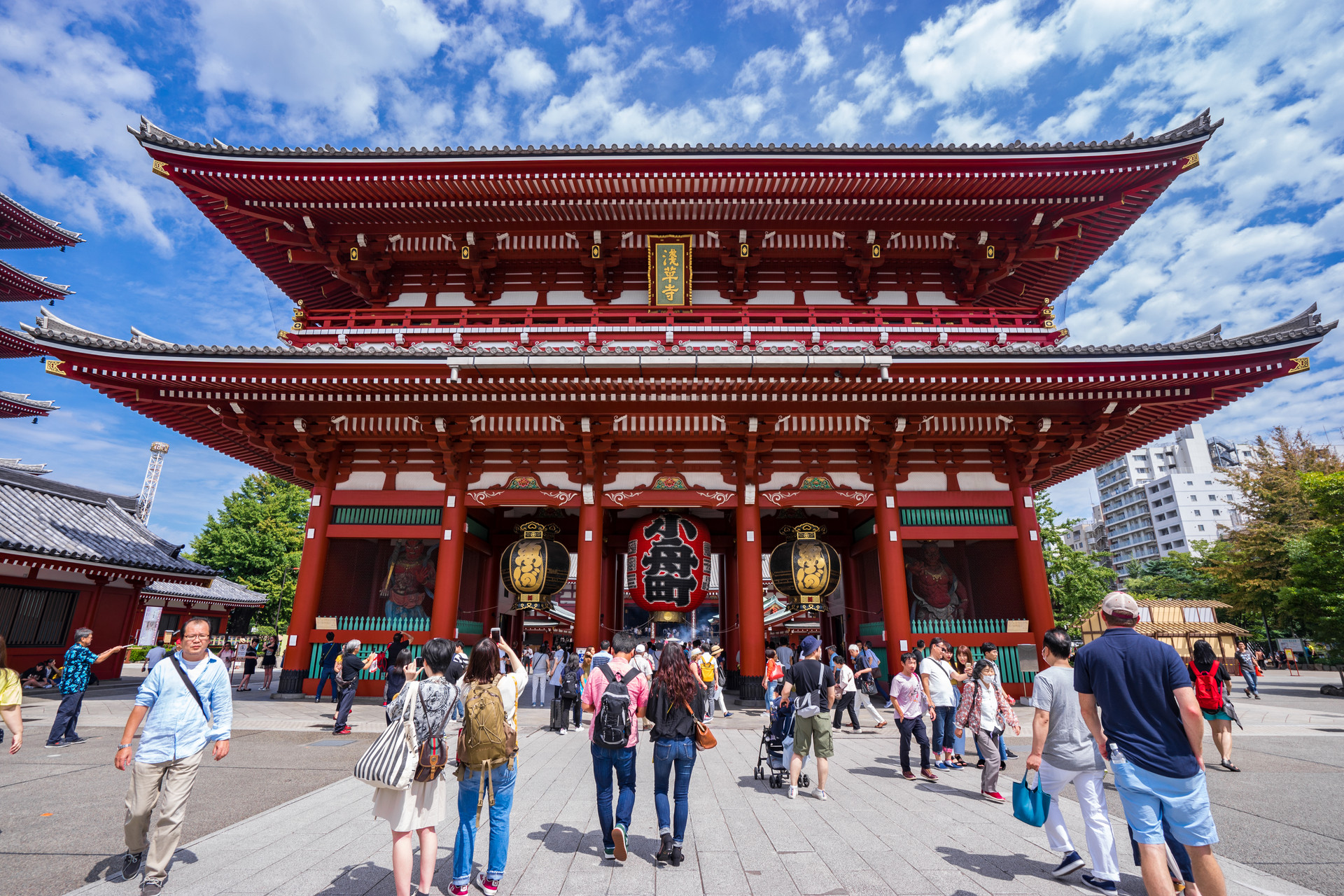 日本东京最古老寺庙已有1391年 免费开放成热门旅游景点 游客