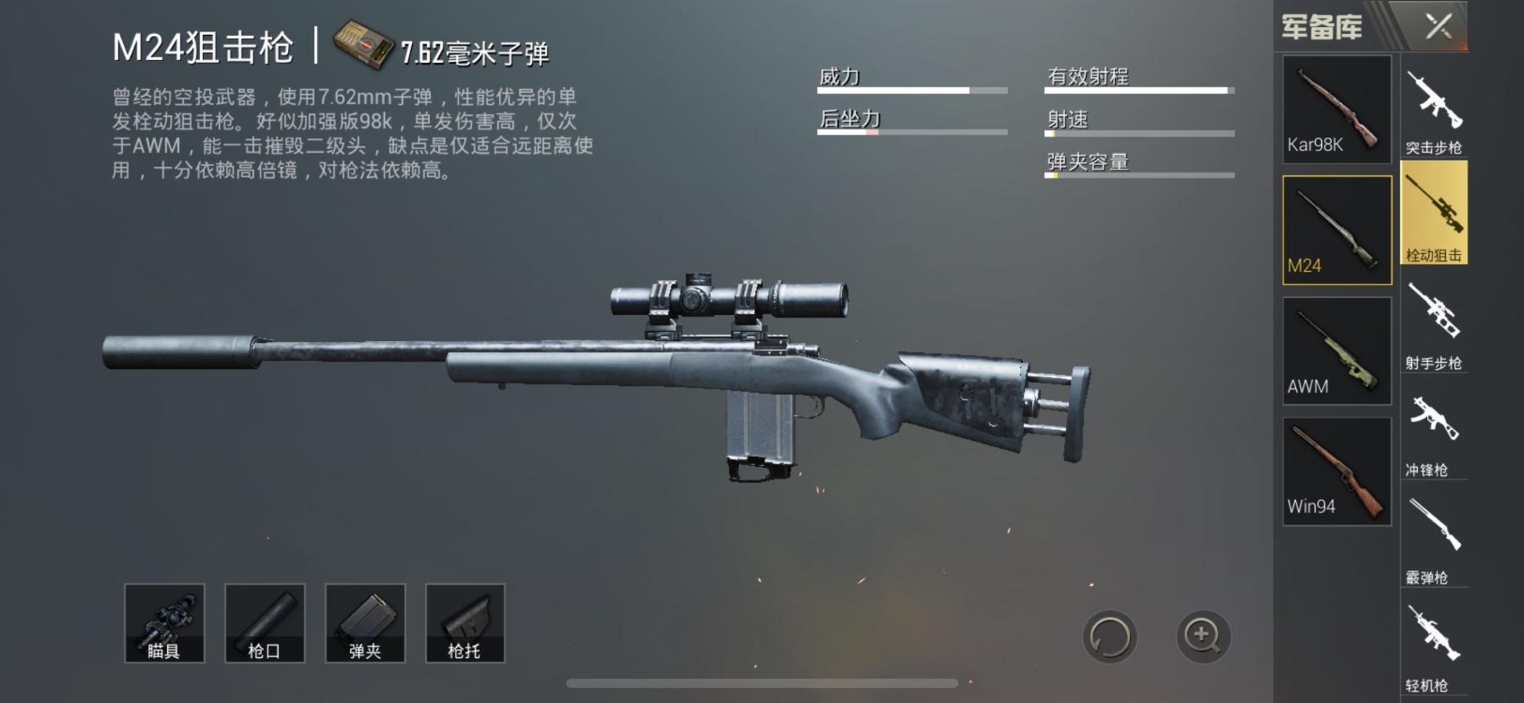 m24a3狙击步枪图片