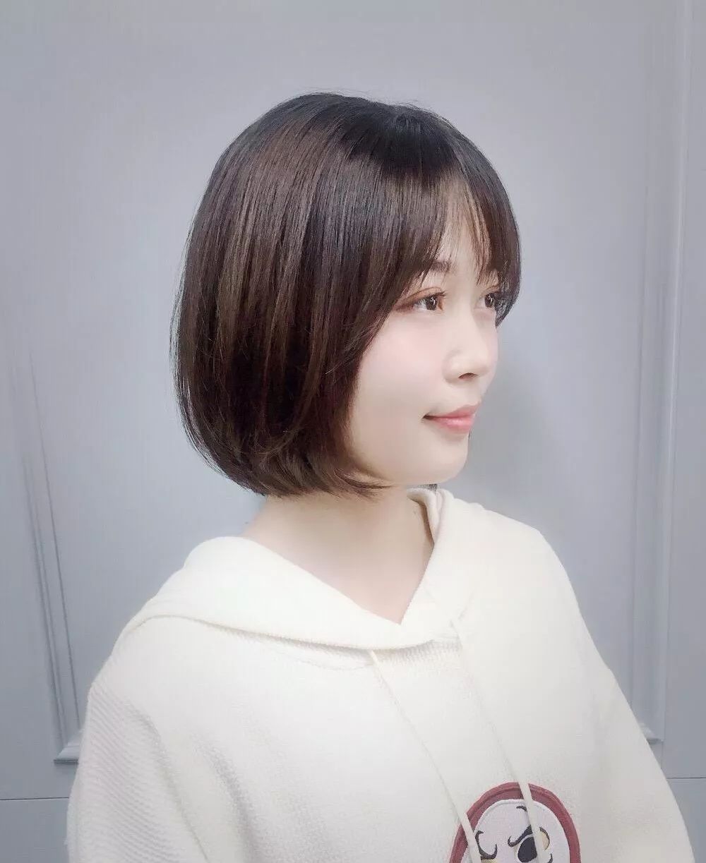 2019流行圆弧短发,绝对的瘦脸利器!