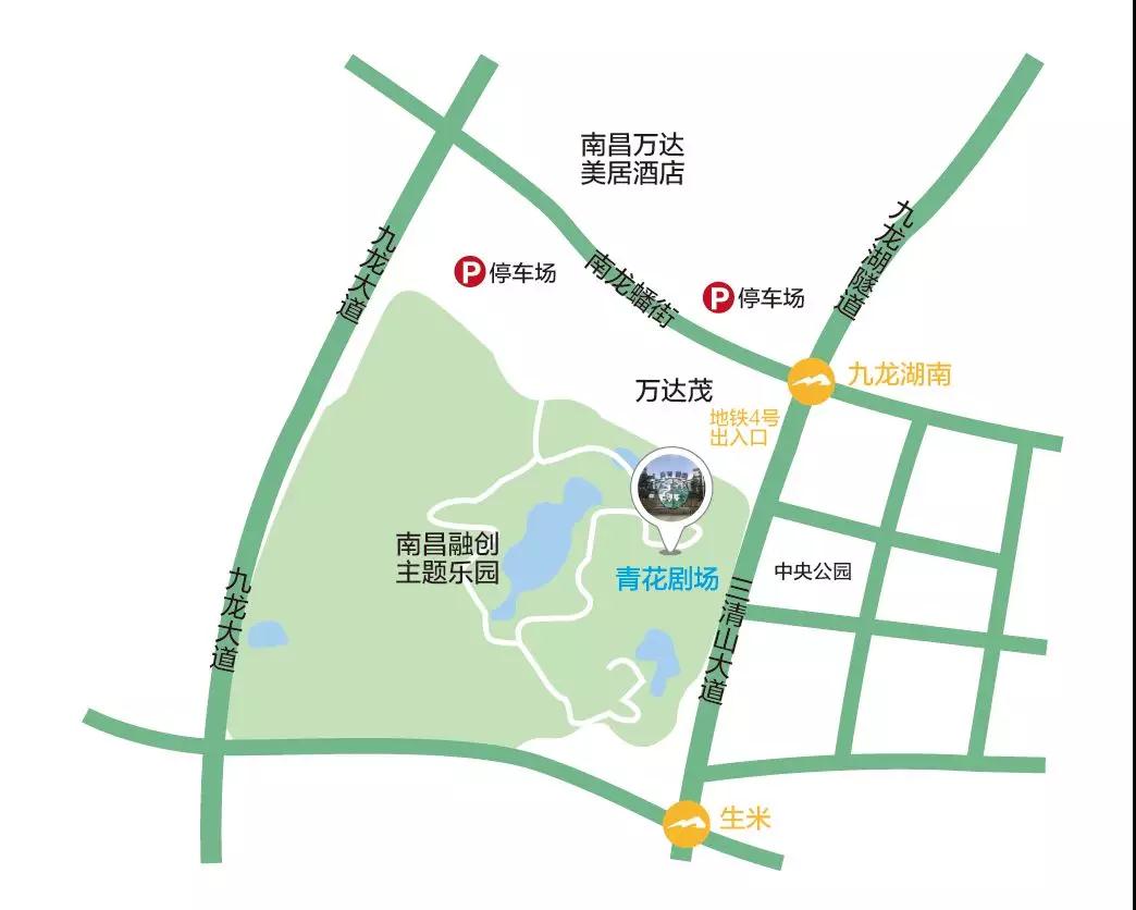 南昌融创乐园的地图图片