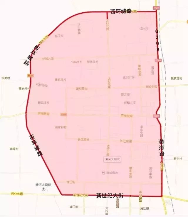 2021邯郸市限行区域图图片
