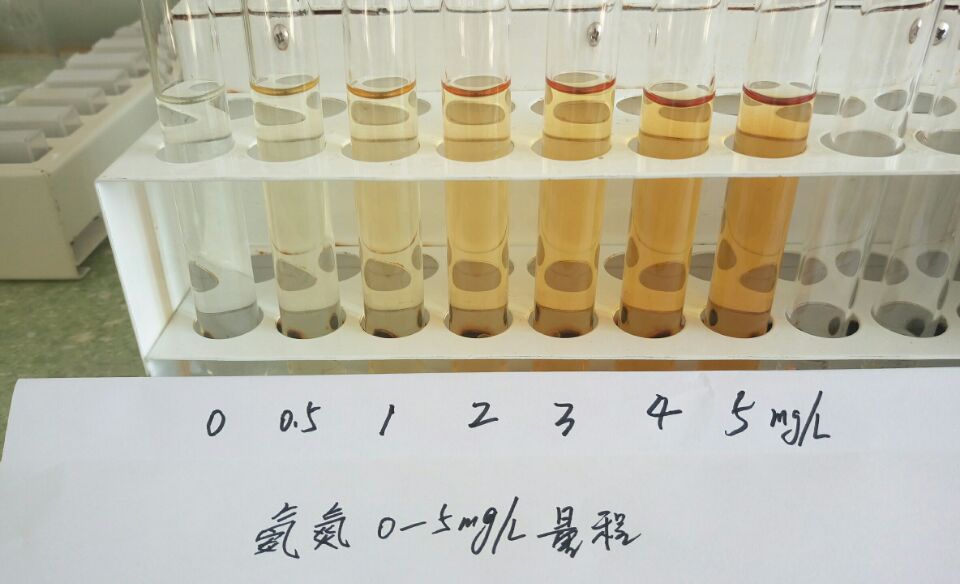 采用纳氏比色法的氨氮水质分析仪试剂配置方法