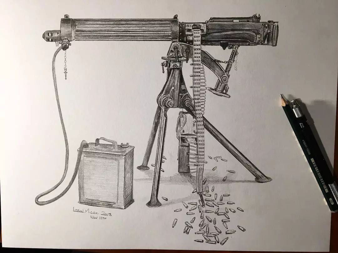 所有枪械怎么画图片