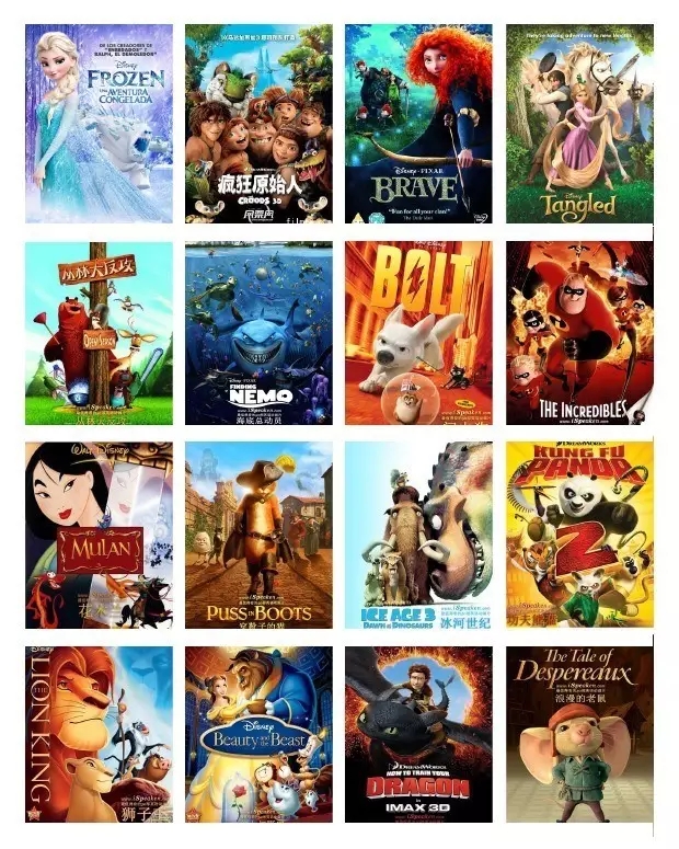 迪士尼动画片排名图片