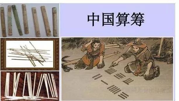 算筹计算法图片