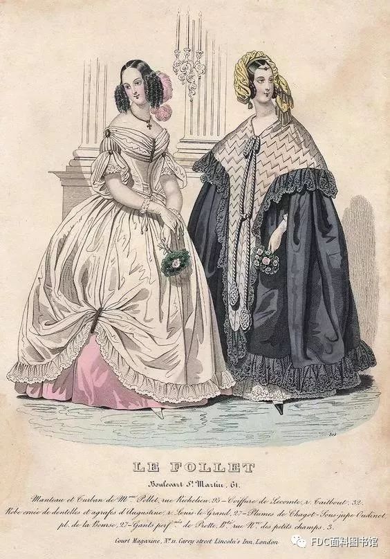 历史服饰1850年的西方时尚