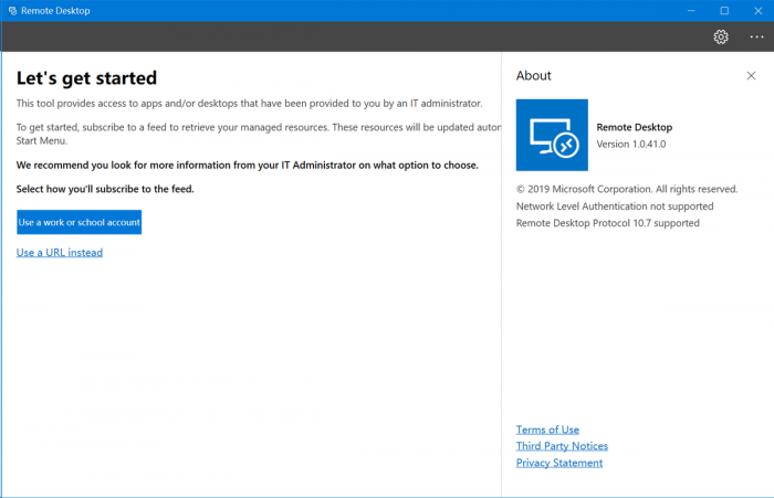 微软新版远程桌面预览应用程序泄露