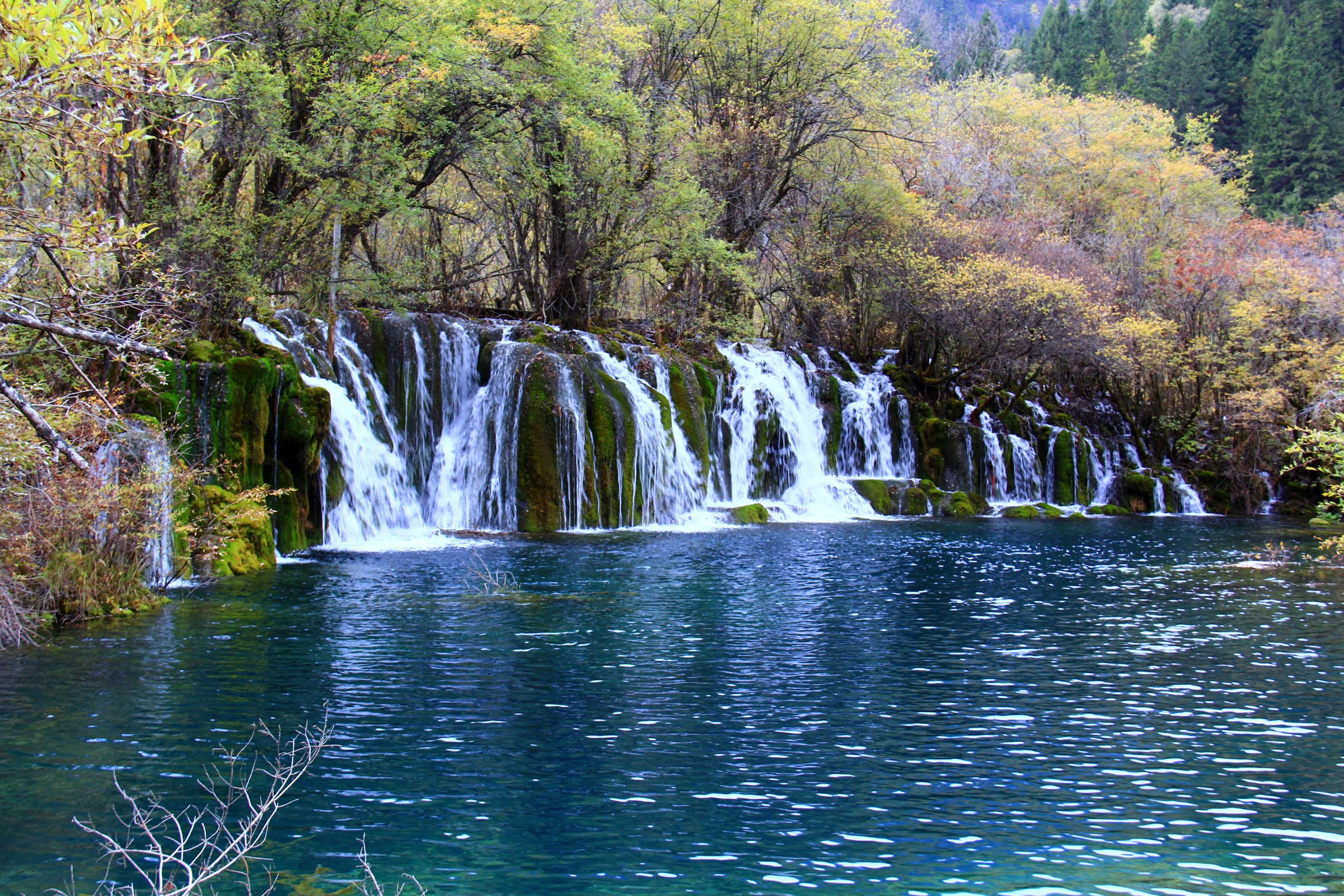 九寨沟的水