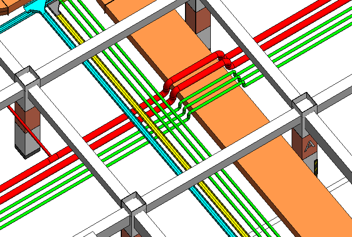 機電安裝bim建模(revit 2019中文版軟件)1,支吊架與預留預埋設計建模