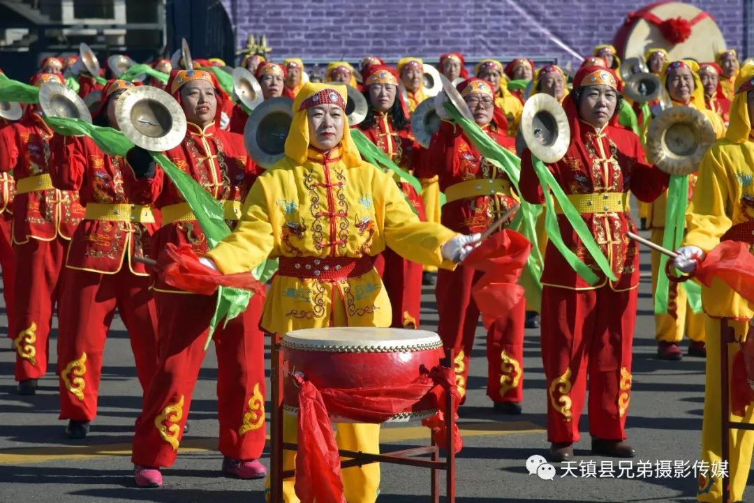 大同元宵盛會天鎮鑼鼓威風