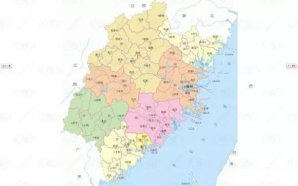 絕對搞暈你福建行政區劃沿革19491999