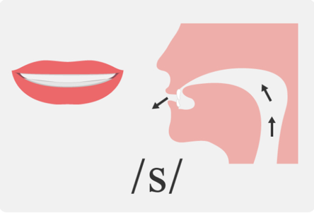 发音时上下牙齿自然合拢,嘴巴不张大,让舌头和牙齿之间的气流摩擦成音