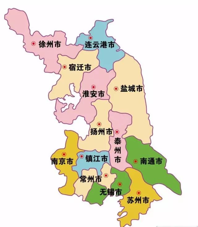 江苏县级地图高清版图片