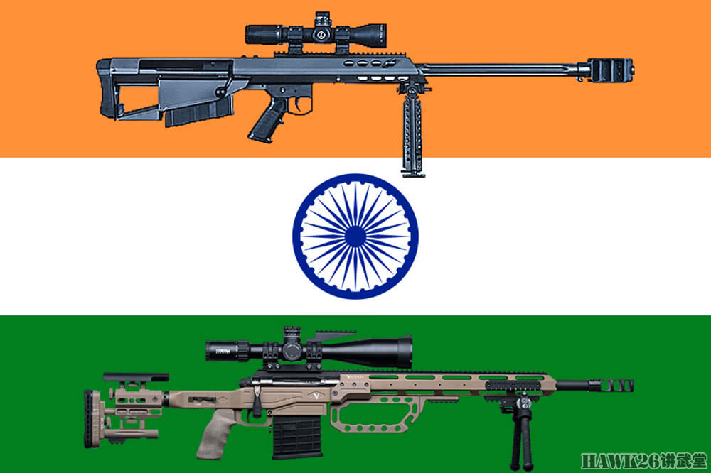 印度采购6000支中口径,大口径狙击步枪 巴雷特名列其中