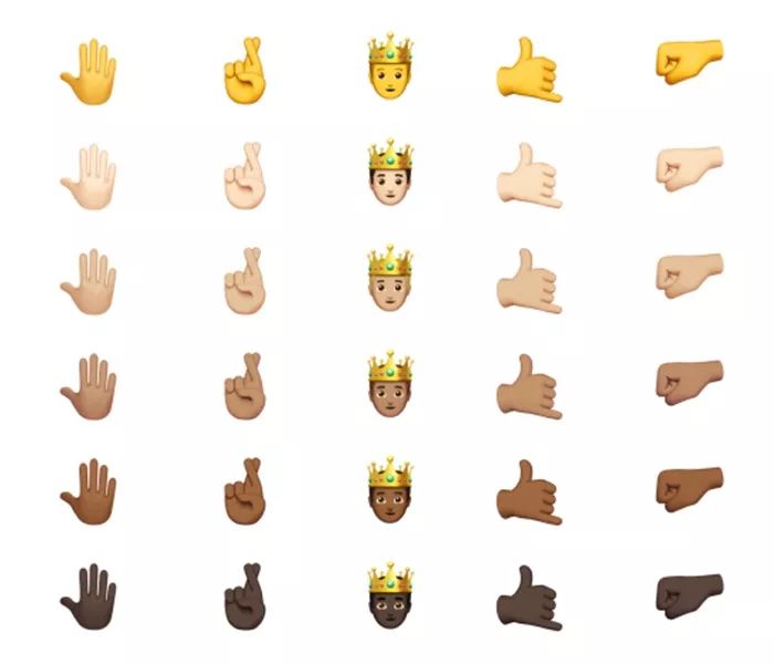 黑人手势emoji图片