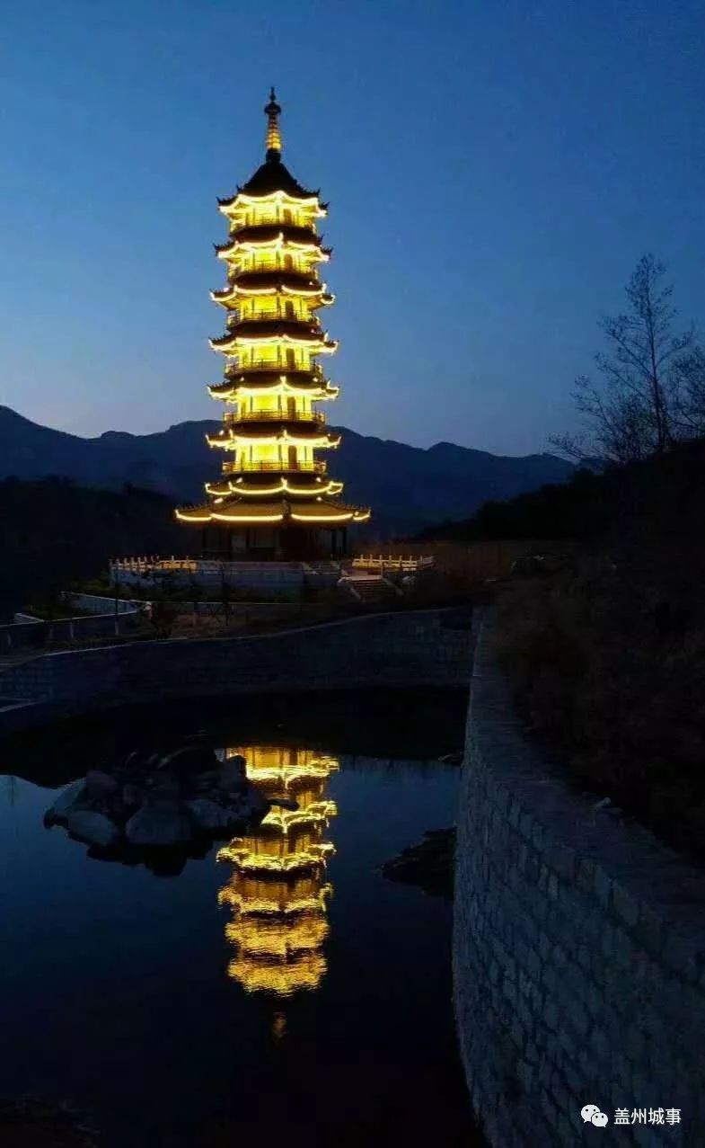 盖州塔寺风景图片