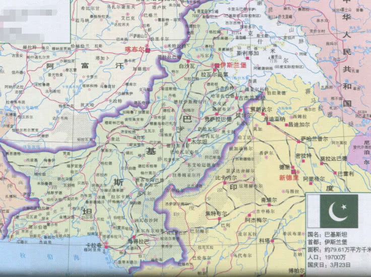 克什米尔 行政区划图片