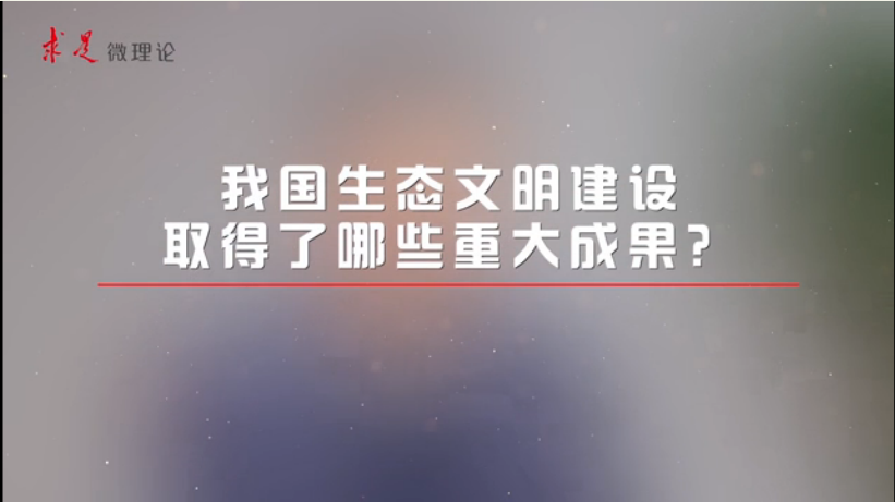 我国生态文明建设取得了哪些重大成果