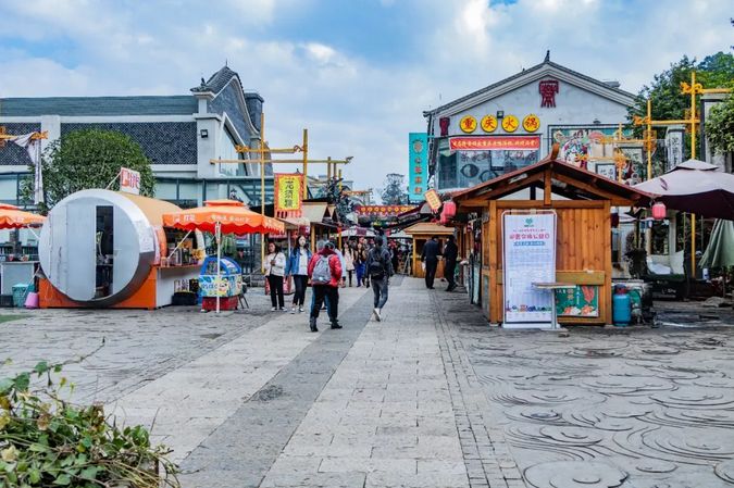 昆明茶马花街文化元素图片