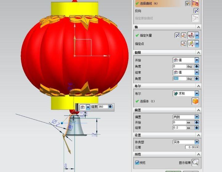 灯笼ug工程图图片