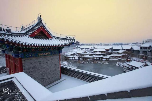 瑞雪降青州,古城迎豐年——海岱名都濰坊青州古城雪景