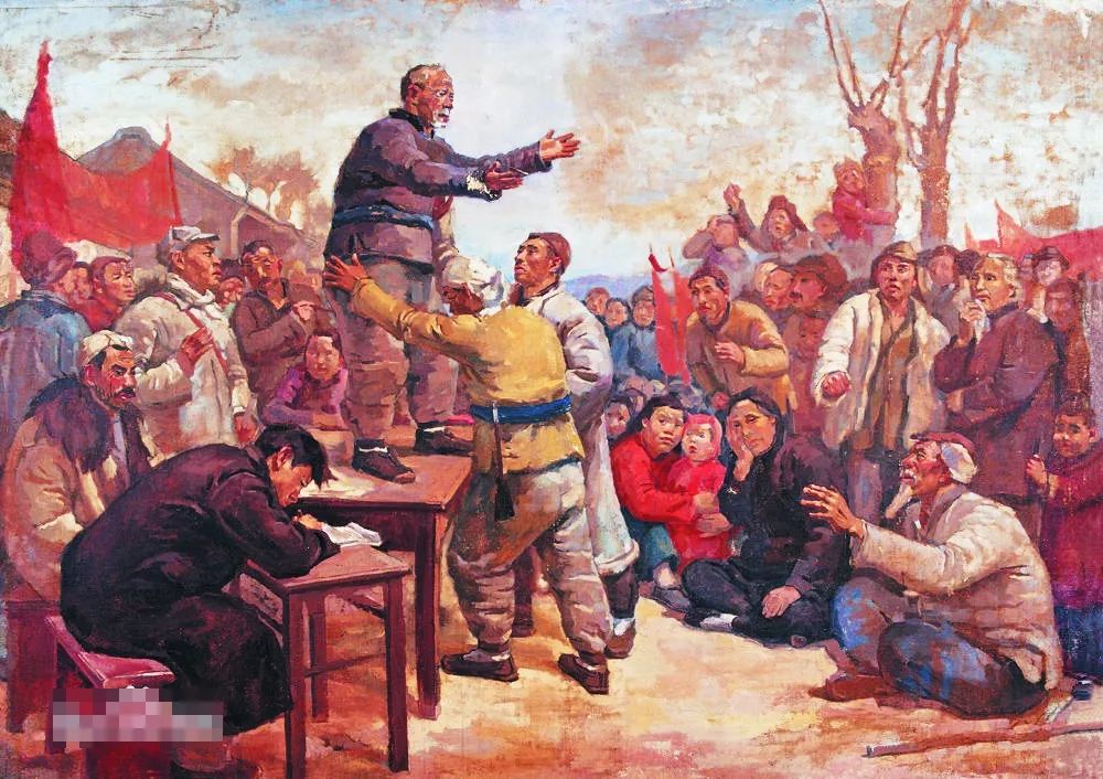 而在这一时期,冯法祀最大的成就还是创作了巨幅油画《刘胡兰就义》