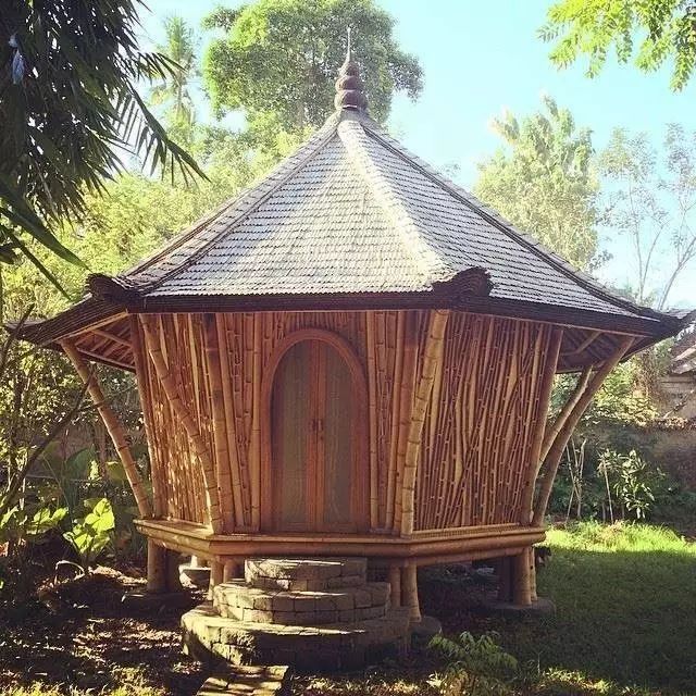美学丨竹屋,长在大自然中的房子