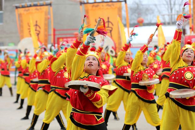 淮河锣鼓图片