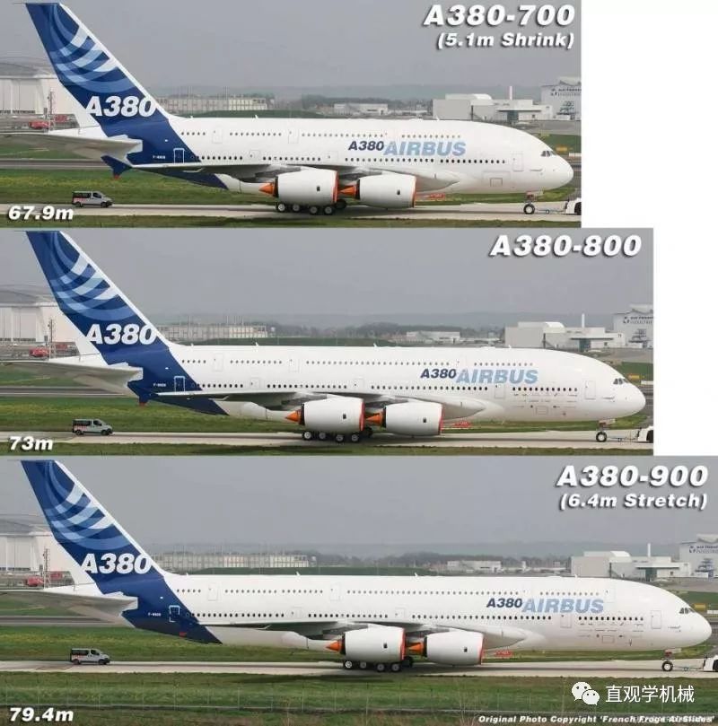 a380飞机图片对比图片