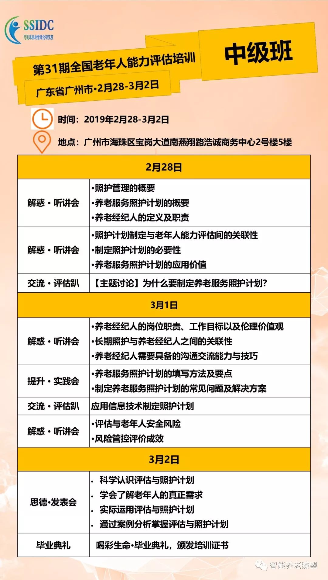 所有人科學制定照護計劃提升養老服務質量第五期全國養老經紀人培訓班