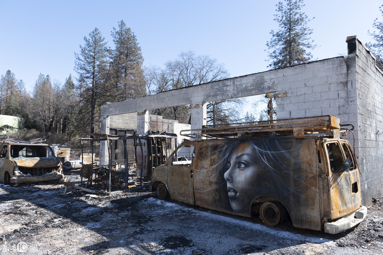 2019年2月18日遭受火灾的加利福尼亚州天堂镇正在恢复之中