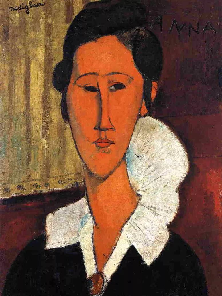 意大利阿美迪欧·莫迪里阿尼(amedeo modigliani)油画作品