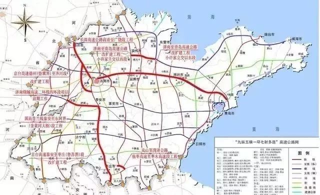 临沂至滕州高速路线图图片