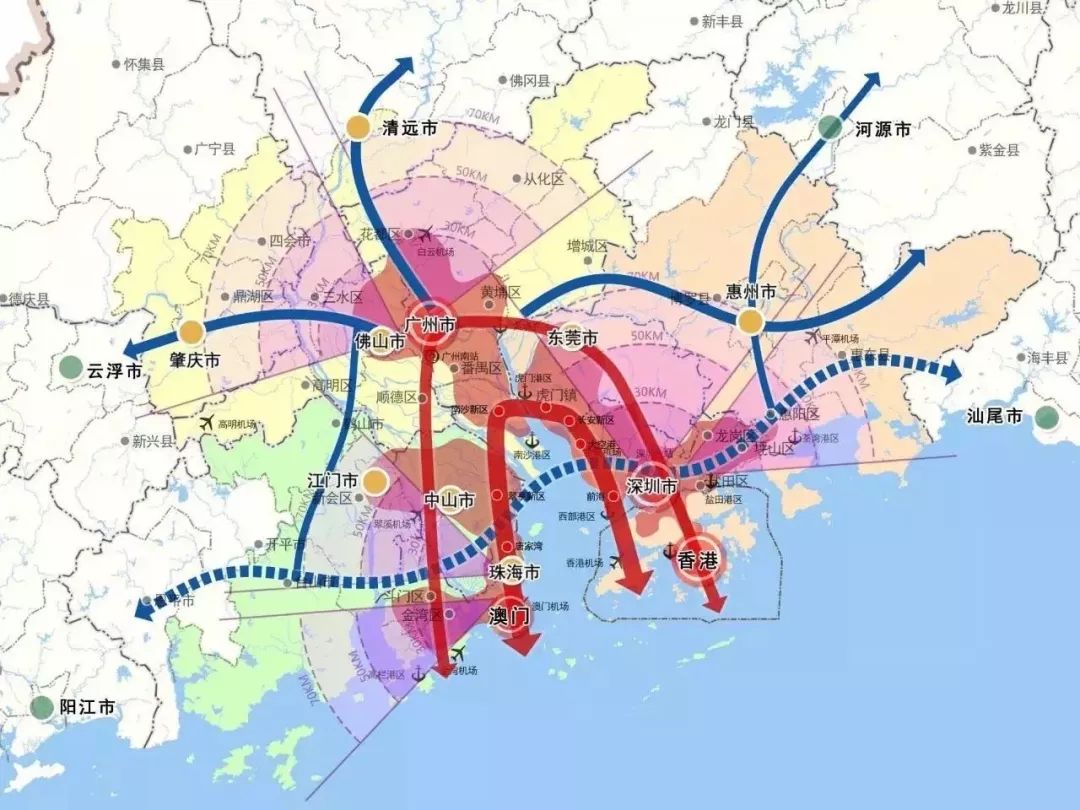 中共中央国务院印发粤港澳大湾区发展规划纲要按