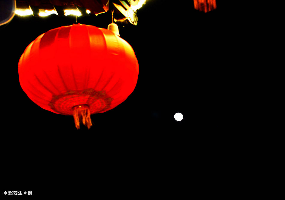 正月十七天水伏羲庙广场拍月亮天之水网组图