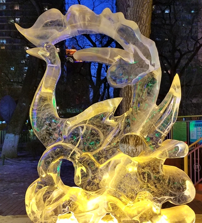 门票120元的哈尔滨兆麟公园冰灯展今年免费开放
