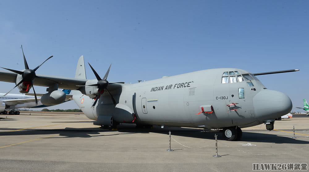 c-130j"超级大力神"运输机,印度空军拥有五架这种运输机.