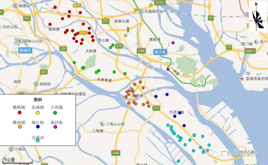 本工程立項內容包括南沙區萬頃沙鎮,珠江街,東涌鎮,欖核鎮,南沙街