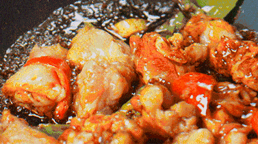 黄焖鸡米饭动图图片