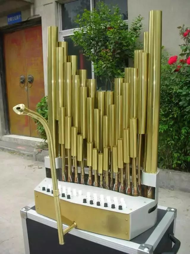 让我想起了菊花台,不过图上这个应该算不上最大的低音排笙,据说北京民