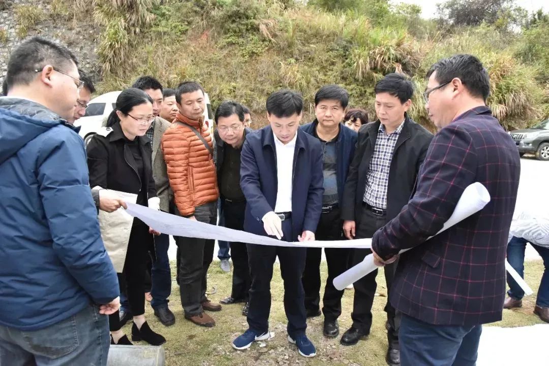 永定区长陈荣水调研重点交通项目建设工作