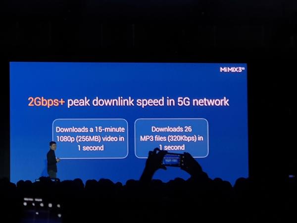 小米MIX3 5G版发布 最大下载速率2Gbps的照片 - 3